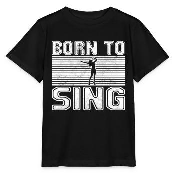 Sing - Stanley/Stella MINI CREATOR Kids’ T-Shirt - black - Front - Mikhail (115cm)