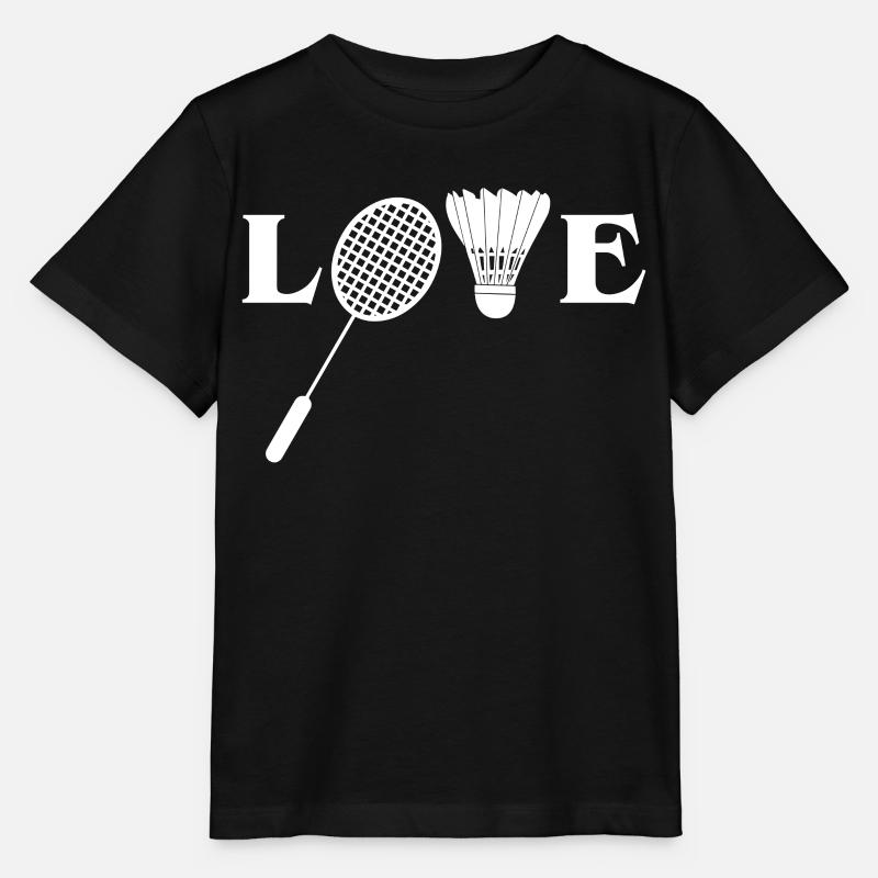 Badminton, Joueurs de badminton - T-shirt bio MINI CREATOR Stanley/Stella Enfant - noir