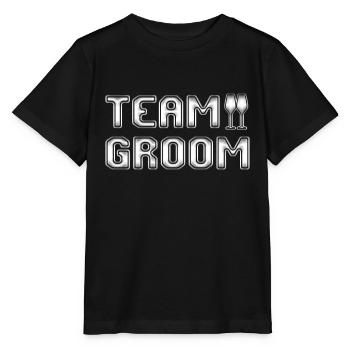 team groom - Stanley/Stella MINI CREATOR Kids’ T-Shirt - black - Front - Mikhail (115cm)