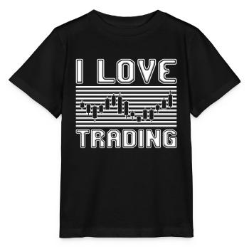 J’adore trader - T-shirt bio MINI CREATOR Stanley/Stella Enfant - noir - Devant - Mikhail (115cm)