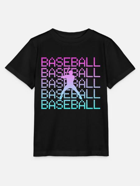 Baseball - Stanley/Stella Kinder T-Shirt MINI CREATOR - Schwarz