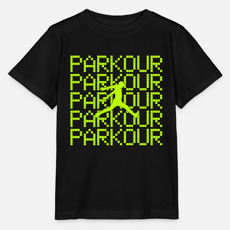 parkour - T-shirt bio MINI CREATOR Stanley/Stella Enfant - noir