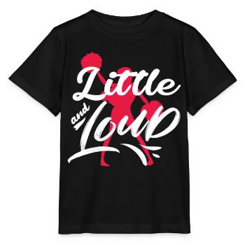 Cheerleader, Small And Loud, Cheerleading - Stanley/Stella MINI CREATOR Kids’ T-Shirt - black - Front - Mikhail (115cm)