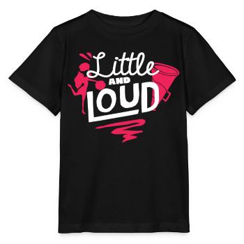 Cheerleader, Small And Loud, Cheerleading - Stanley/Stella MINI CREATOR Kids’ T-Shirt - black - Front - Mikhail (115cm)