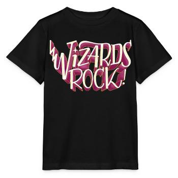 Wizards Rock - Stanley/Stella Kinder T-Shirt MINI CREATOR  - Schwarz - Vorne - Mikhail (115cm)
