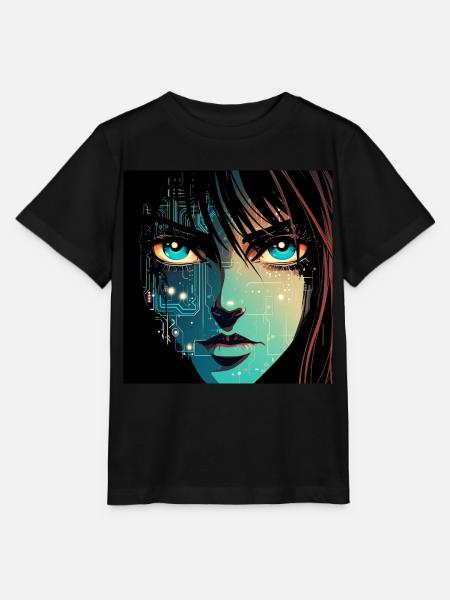 Anime Digital - Stanley/Stella Kinder T-Shirt MINI CREATOR  - Schwarz