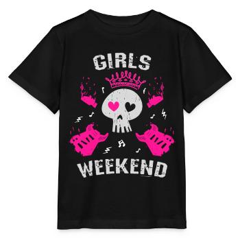 Week-end entre filles - T-shirt bio MINI CREATOR Stanley/Stella Enfant - noir - Devant - Mikhail (115cm)
