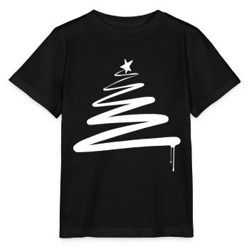 Christmas Tree Christmas Tree Graffiti - Stanley/Stella MINI CREATOR Kids’ T-Shirt - black - Front - Mikhail (115cm)