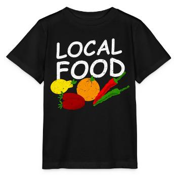 Regionales Obst und Gemüse - Stanley/Stella Kinder T-Shirt MINI CREATOR  - Schwarz - Vorne - Mikhail (115cm)