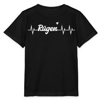 Heartbeat Rügen - Stanley/Stella MINI CREATOR Kids’ T-Shirt - black - Front - Mikhail (115cm)