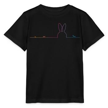 Easter Bunny Easter - Stanley/Stella MINI CREATOR Kids’ T-Shirt - black - Front - Mikhail (115cm)