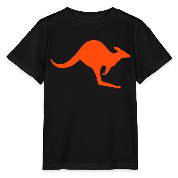 Australian Kangaroo - Stanley/Stella MINI CREATOR Kids’ T-Shirt - black - Front - Mikhail (115cm)