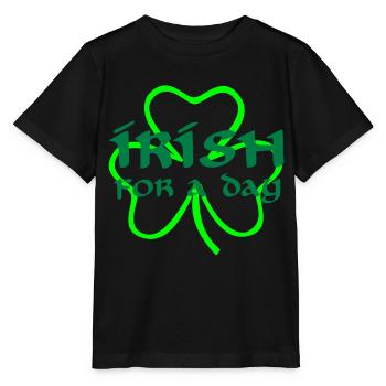Irish - Stanley/Stella MINI CREATOR Kids’ T-Shirt - black - Front - Mikhail (115cm)