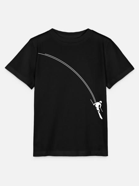 Skifahrer - Stanley/Stella Kinder T-Shirt MINI CREATOR - Schwarz