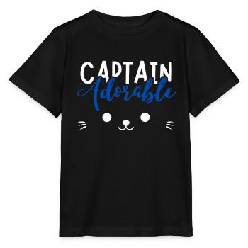 Captain Adorable bébé enfant bébé - T-shirt bio MINI CREATOR Stanley/Stella Enfant - noir - Devant - Mikhail (115cm)