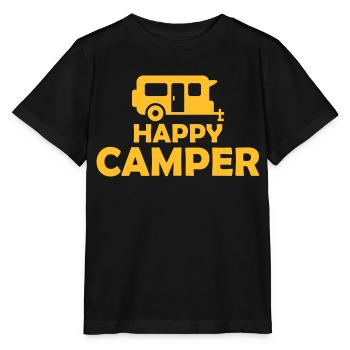 Excursion Happy Camper Motorhome - Stanley/Stella MINI CREATOR Kids’ T-Shirt - black - Front - Mikhail (115cm)