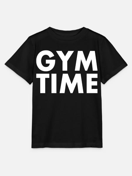 Gym time - Stanley/Stella Kinder T-Shirt MINI CREATOR  - Schwarz