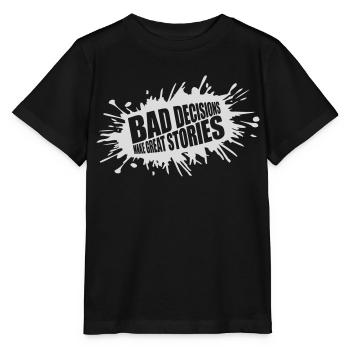 Mauvaises décisions, belles histoires - T-shirt bio MINI CREATOR Stanley/Stella Enfant - noir - Devant - Mikhail (115cm)