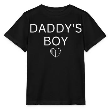Daddy ́s Boy - Stanley/Stella MINI CREATOR Kids’ T-Shirt - black - Front - Mikhail (115cm)