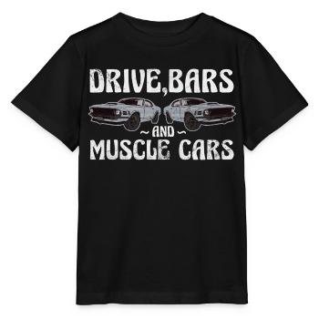 Drive, bars et muscle cars - T-shirt bio MINI CREATOR Stanley/Stella Enfant - noir - Devant - Mikhail (115cm)