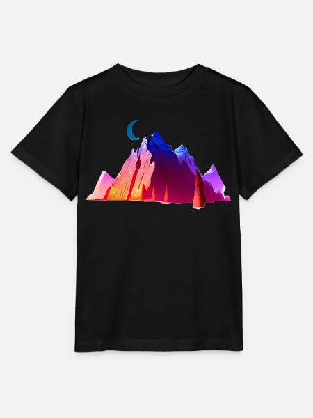 Wandern Bergwanderer Bergwandern Wanderung - Stanley/Stella Kinder T-Shirt MINI CREATOR  - Schwarz