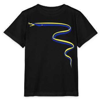 Poissons, Nez Moray - T-shirt bio MINI CREATOR Stanley/Stella Enfant - noir - Devant - Mikhail (115cm)