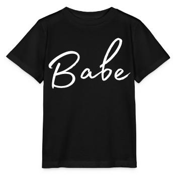Babe - Stanley/Stella Kinder T-Shirt MINI CREATOR  - Schwarz - Vorne - Mikhail (115cm)