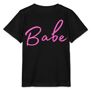 Babe - Stanley/Stella Kinder T-Shirt MINI CREATOR  - Schwarz - Vorne - Mikhail (115cm)