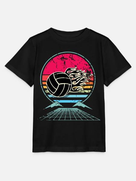 Volleyball - Stanley/Stella Kinder T-Shirt MINI CREATOR - Schwarz