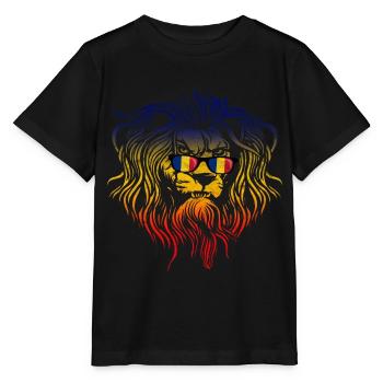 Rumänien - Stanley/Stella Kinder T-Shirt MINI CREATOR  - Schwarz - Vorne - Mikhail (115cm)
