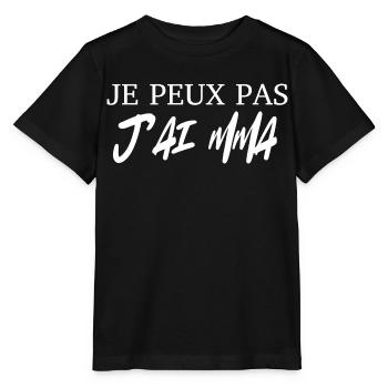 Ich kann nicht, ich habe MMA - Stanley/Stella Kinder T-Shirt MINI CREATOR  - Schwarz - Vorne - Mikhail (115cm)