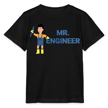 Monsieur l’Ingénieur - T-shirt bio MINI CREATOR Stanley/Stella Enfant - noir - Devant - Mikhail (115cm)