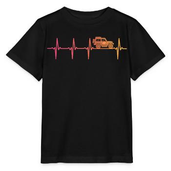 Offroad Sunset 4x4 Offroad-Geländefahrzeug - Stanley/Stella Kinder T-Shirt MINI CREATOR  - Schwarz - Vorne - Mikhail (115cm)