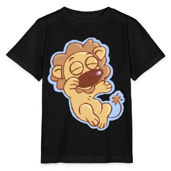 Lil' Lion Noah - Stanley/Stella Kinder T-Shirt MINI CREATOR  - Schwarz - Vorne - Mikhail (115cm)