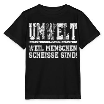 Umwelt - Stanley/Stella Kinder T-Shirt MINI CREATOR  - Schwarz - Vorne - Mikhail (115cm)