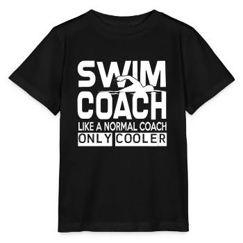Maillot de bain cadeau de plongée pour entraîneur de sport - T-shirt bio MINI CREATOR Stanley/Stella Enfant - noir - Devant - Mikhail (115cm)