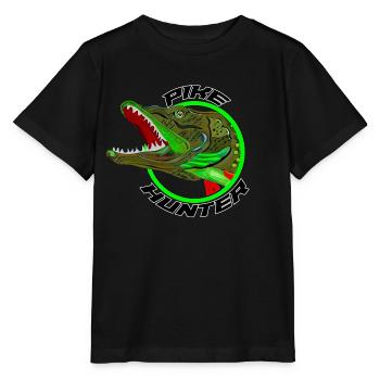 Chasseur de brochets - T-shirt bio MINI CREATOR Stanley/Stella Enfant - noir - Devant - Mikhail (115cm)