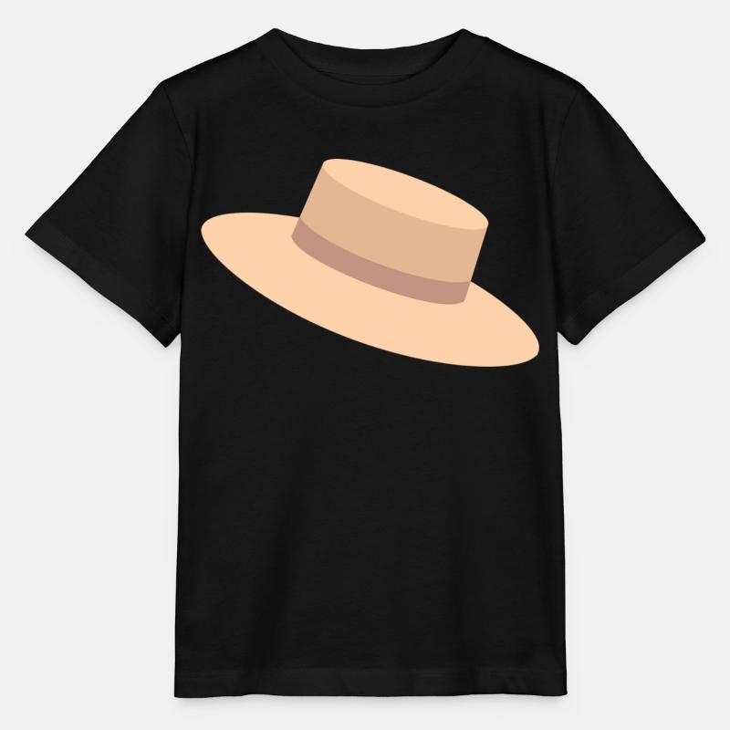 Chapeau de soleil - T-shirt bio MINI CREATOR Stanley/Stella Enfant - noir
