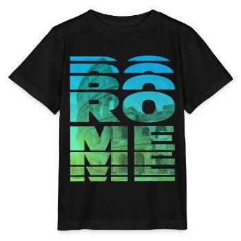 Rome Italy Colosseum City Skyline Home Love - Stanley/Stella MINI CREATOR Kids’ T-Shirt - black - Front - Mikhail (115cm)