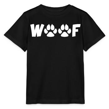 Barking dog (white) - Stanley/Stella MINI CREATOR Kids’ T-Shirt - black - Front - Mikhail (115cm)