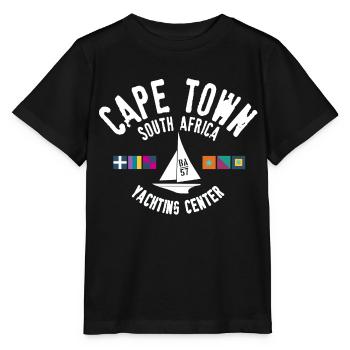 Cape Town yachting center - T-shirt bio MINI CREATOR Stanley/Stella Enfant - noir - Devant - Mikhail (115cm)