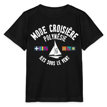 Reisemodus Polynesien - Stanley/Stella Kinder T-Shirt MINI CREATOR  - Schwarz - Vorne - Mikhail (115cm)