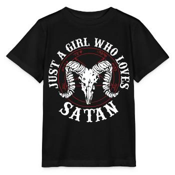 Satanismus Sprüche | Satanisten Horror Geschenke - Stanley/Stella Kinder T-Shirt MINI CREATOR  - Schwarz - Vorne - Mikhail (115cm)