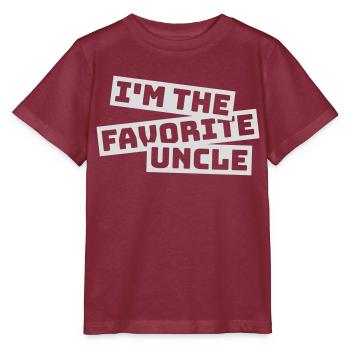 at The Favorite Uncle - Stanley/Stella MINI CREATOR Kids’ T-Shirt - burgundy - Front - Kain (125cm)