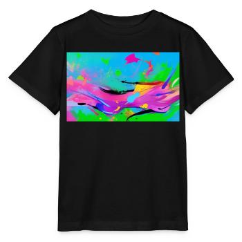 Bunte Frau - Stanley/Stella Kinder T-Shirt MINI CREATOR  - Schwarz - Vorne - Mikhail (115cm)