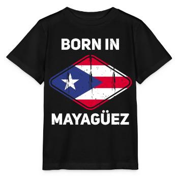 Porto Rico - T-shirt bio MINI CREATOR Stanley/Stella Enfant - noir - Devant - Mikhail (115cm)