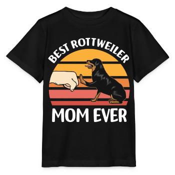 Race de chien Rottweiler - T-shirt bio MINI CREATOR Stanley/Stella Enfant - noir - Devant - Mikhail (115cm)