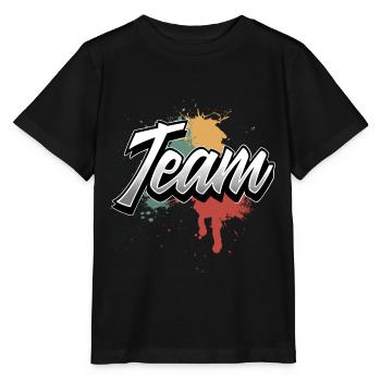 Team - Stanley/Stella MINI CREATOR Kids’ T-Shirt - black - Front - Mikhail (115cm)