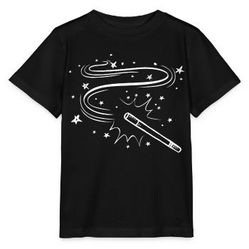 Baguette - T-shirt bio MINI CREATOR Stanley/Stella Enfant - noir - Devant - Mikhail (115cm)