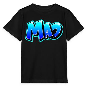 Graffiti Name MAO print Teeshirt Caps - T-shirt bio MINI CREATOR Stanley/Stella Enfant - noir - Devant - Mikhail (115cm)